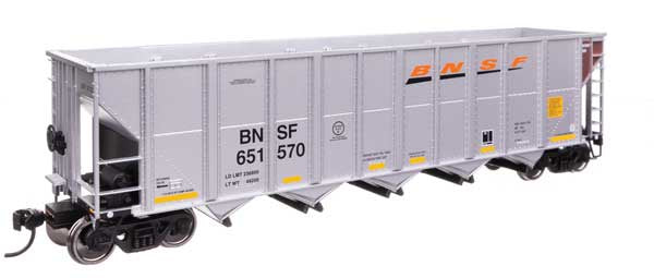 WalthersMainline HO 50' RD-4 Hopper - Ready to Run -- BNSF #651570