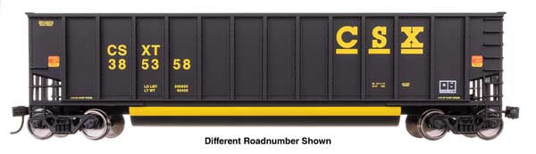 WalthersMainline HO 50' Bethgon Coalporter Gondola - Ready to Run -- CSX #379877