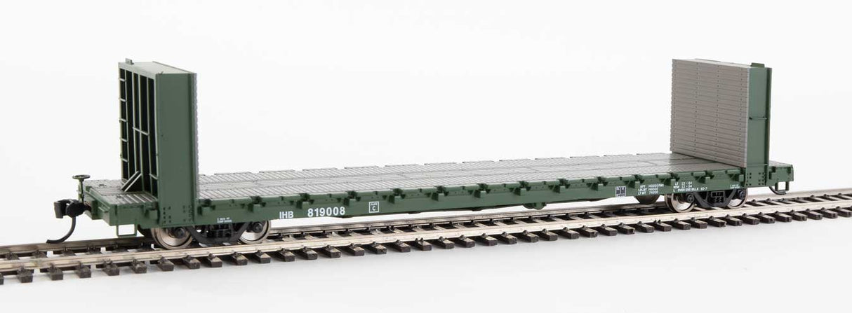 Walthers Mainline 60' Pullman-Standard Bulkhead Flatcar (48' IL) - Ready to Run -- Indiana Harbor Belt #819008 - 910-5811