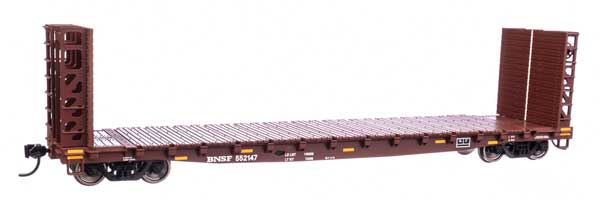 WalthersMainline HO 53' GSC Bulkhead Flatcar - Ready to Run -- BNSF #552147