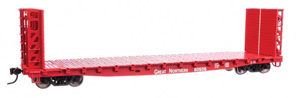 WalthersMainline HO 53' GSC Bulkhead Flatcar - Ready to Run -- Great Northern #60505