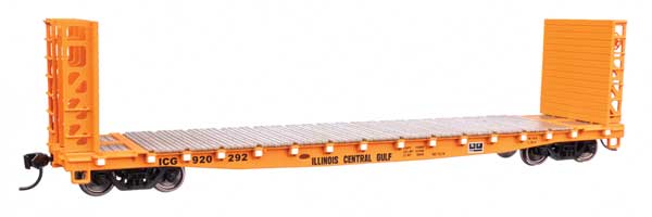 WalthersMainline HO 53' GSC Bulkhead Flatcar - Ready to Run -- Illinois Central Gulf #920292