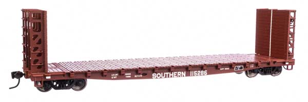 WalthersMainline HO 53' GSC Bulkhead Flatcar - Ready to Run -- Southern #115286