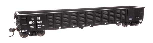 WalthersMainline HO 53' Corrugated-Side Gondola - Ready To Run -- Burlington Northern #565504