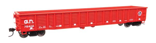 WalthersMainline HO 53' Corrugated-Side Gondola - Ready To Run -- Great Nothern #78408
