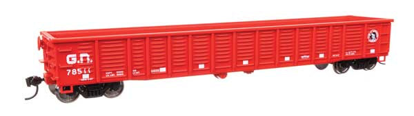 WalthersMainline HO 53' Corrugated-Side Gondola - Ready To Run -- Great Nothern #78511