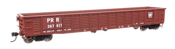 WalthersMainline HO 53' Corrugated-Side Gondola - Ready To Run -- Pennsylvania Railroad #387817