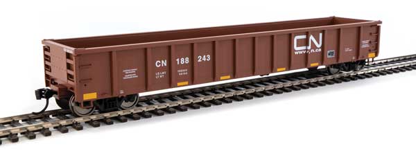 Walthers Mainline 53' Railgon Gondola - Ready To Run -- Canadian National #188243 - 910-6291
