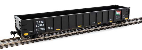 Walthers Mainline 53' Railgon Gondola - Ready To Run -- Transportacion Ferroviaria Mexicana #60584 - 910-6315