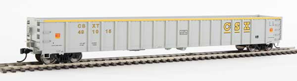 Walthers Mainline 68' Railgon Gondola - Ready To Run -- CSXT #491015 - 910-6413