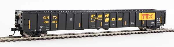 Walthers Mainline 68' Railgon Gondola - Ready To Run -- Railgon GNTX #290058 - 910-6420