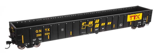 Walthers Mainline 68' Railgon Gondola - Ready To Run -- Railgon GNTX #290034 - 910-6447