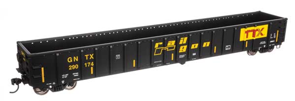 Walthers Mainline 68' Railgon Gondola - Ready To Run -- Railgon GNTX #290174 - 910-6452