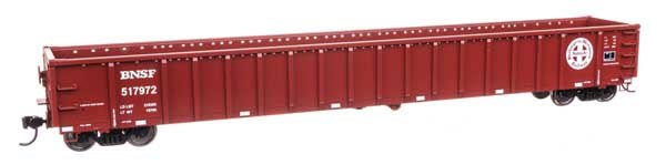 WalthersMainline HO 68' Railgon Gondola - Ready To Run -- BNSF Railway #517972