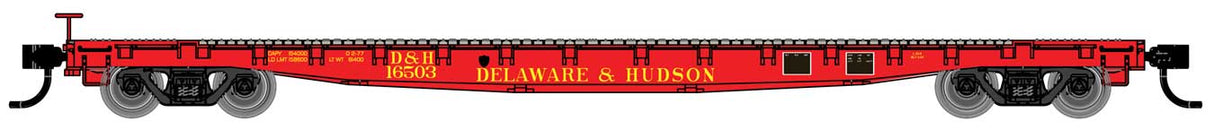 Walthers Mainline 53' GSC Flatcar - Ready to Run -- Delaware & Hudson #16503