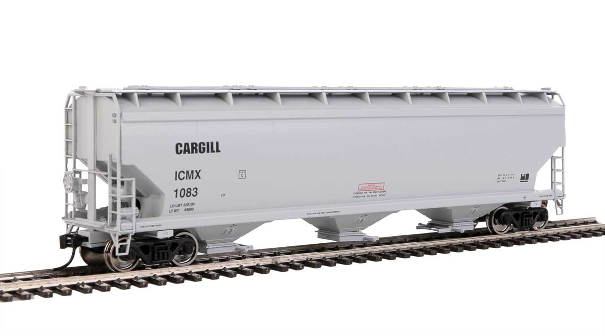 Walthers Mainline 60' NSC 5150 3-Bay Covered Hopper - Ready to Run -- Cargill ICMX #1083 - 910-7727