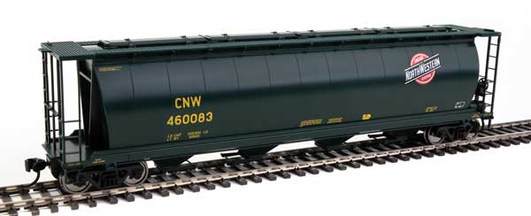 Walthers Mainline 59' Cylindrical Hopper - Ready to Run -- Chicago & North Western(TM) #460083 - 910-7849