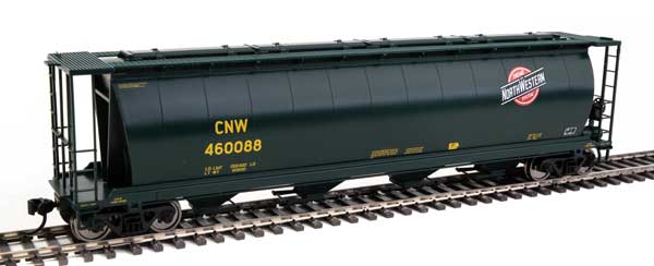 Walthers Mainline 59' Cylindrical Hopper - Ready to Run -- Chicago & North Western(TM) #460088 - 910-7850