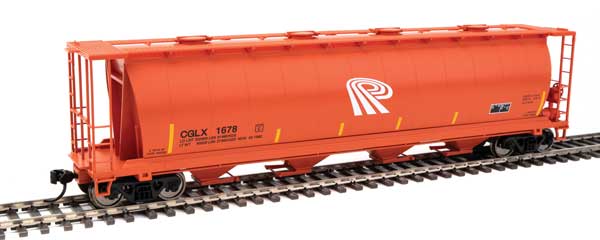 Walthers Mainline 59' Cylindrical Hopper - Ready to Run -- Potash Corporation of Saskatchewan #1678 - 910-7854