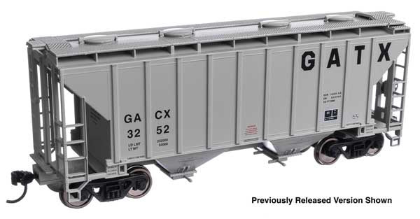 WalthersMainline 37' 2980 Cubic-Foot 2-Bay Covered Hopper - Ready to Run -- GACX #3233