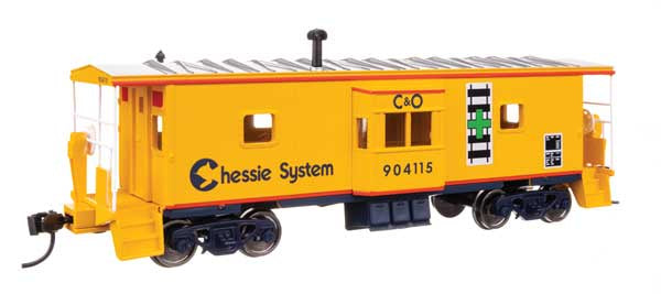 WalthersMainline HO International Bay Window Caboose - Ready to Run -- Chessie System C&O #904115