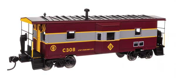 WalthersMainline HO International Bay Window Caboose - Ready to Run -- Erie Lackawanna (EL) #C308