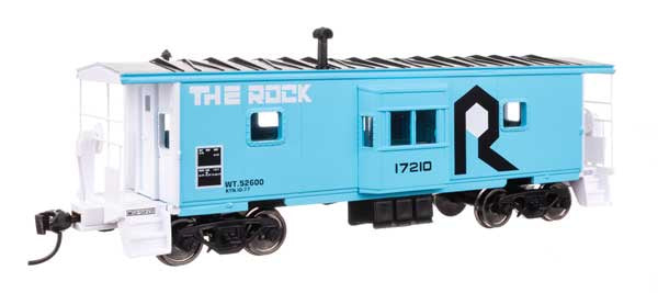 WalthersMainline HO International Bay Window Caboose - Ready to Run -- Rock Island (RI) #17210