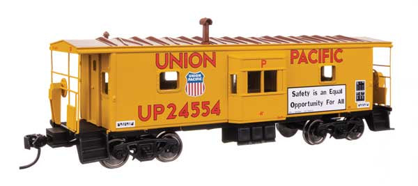 WalthersMainline HO International Bay Window Caboose - Ready to Run -- Union Pacific (UP) #24508
