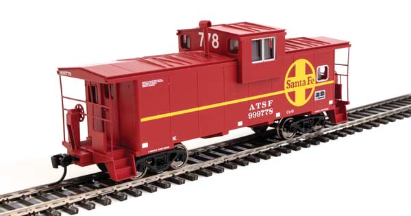 Walthers Mainline International Extended Wide-Vision Caboose - Ready to Run -- Santa Fe #999778 - 910-8709