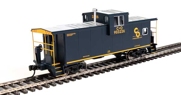 Walthers Mainline International Extended Wide-Vision Caboose - Ready to Run -- Chesapeake & Ohio #903226 - 910-8711
