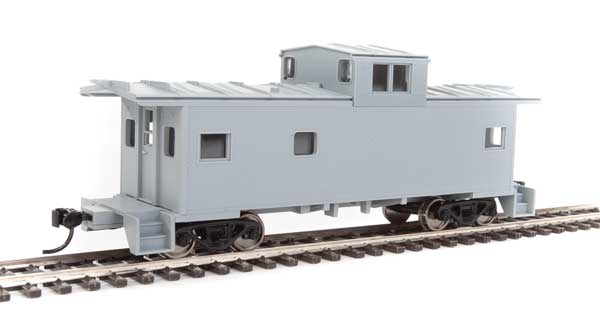 Walthers Mainline International Wide-Vision Caboose - Ready to Run -- Undecorated Kit - 910-8750