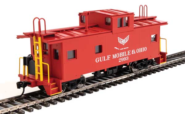 Walthers Mainline International Wide-Vision Caboose - Ready to Run -- Gulf, Mobile & Ohio #2993 - 910-8770