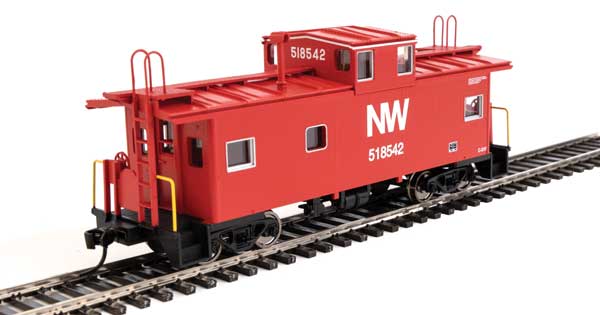 Walthers Mainline International Wide-Vision Caboose - Ready to Run -- Norfolk & Western #518542 - 910-8773