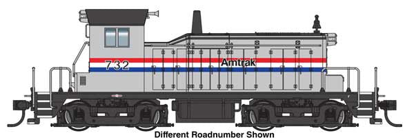 WalthersMainline HO EMD SW1 - Standard DC -- Amtrak (AMT) #736