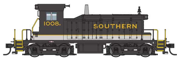 WalthersMainline HO EMD SW1 - Standard DC -- Southern Railway (SOU) #1008