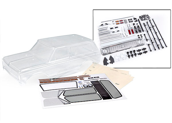 Traxxas 9111 Body, Chevrolet Blazer (1972) (Clear, requires painting) - TRA9111
