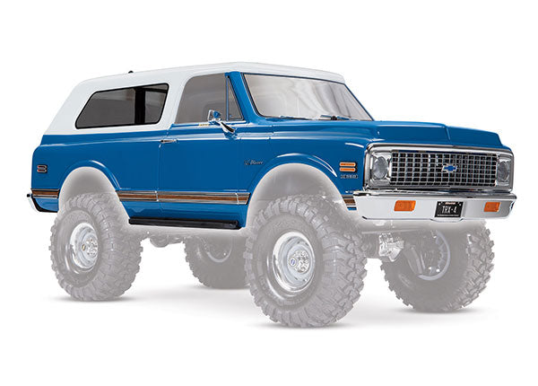 Traxxas 9111X Body, Chevrolet Blazer (1972), Complete (blue) (includes grille, side mirrors, door handles, windshield wipers, Front & Rear bumpers, decals) - TRA9111X