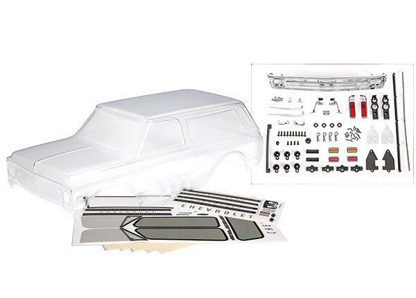 Traxxas 9112 Body, Chevrolet Blazer (1969 - 1970) (Clear, requires painting) - TRA9112