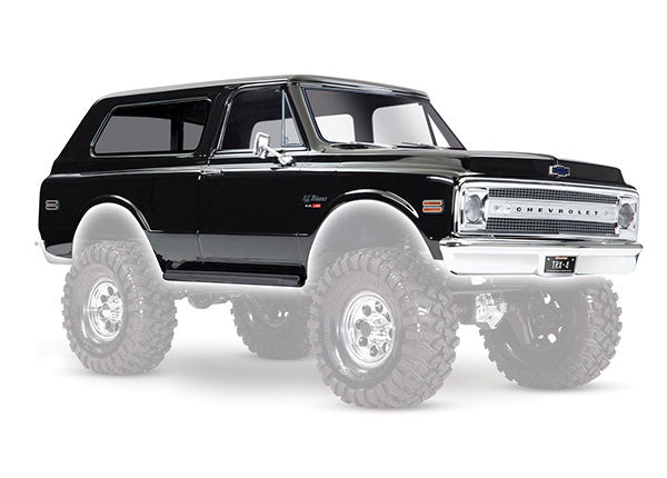 Traxxas 9112X Body, Chevrolet Blazer (1969), Complete (black) - TRA9112X
