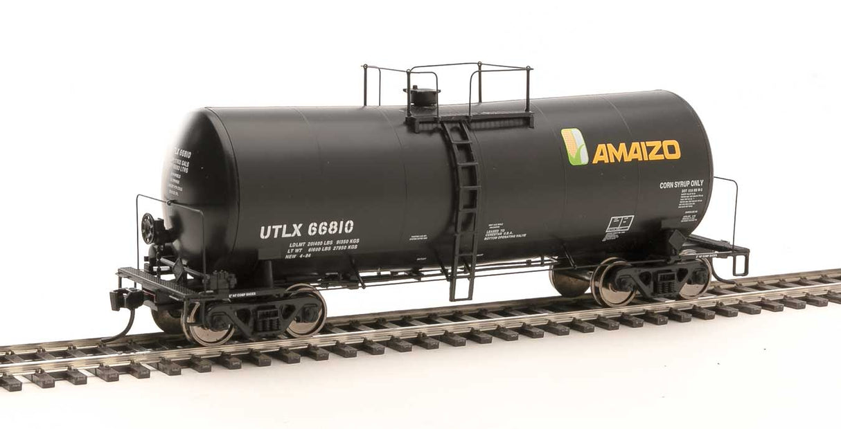 WalthersProto 40' UTLX 16,000-Gallon Funnel-Flow Tank Car - Ready to Run -- Amaizo UTLX #66810 - 920-100157