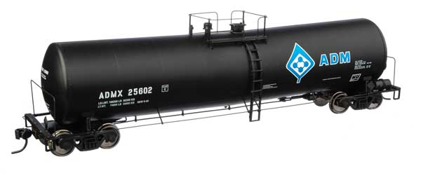 WalthersProto HO 54' 23,000 Gallon Funnel-Flow Tank Car - Ready to Run -- Archer-Daniels-Midland ADMX #25602 - 920-100245
