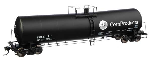 WalthersProto HO 54' 23,000 Gallon Funnel-Flow Tank Car - Ready to Run -- Corn Products CCLX #1911 - 920-100253