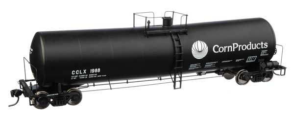 WalthersProto HO 54' 23,000 Gallon Funnel-Flow Tank Car - Ready to Run -- Corn Products CCLX #1988 - 920-100255