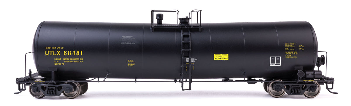 WalthersProto HO 54' 23,000 Gallon Funnel-Flow Tank Car - Ready to Run – UTLX #68481