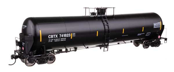 WalthersProto HO 55' Trinity Modified 30,145-Gallon Tank Car - Ready to Run -- CIT Group CBTX #741823
