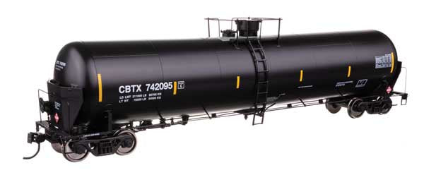 WalthersProto HO 55' Trinity Modified 30,145-Gallon Tank Car - Ready to Run -- CIT Group CBTX #742095