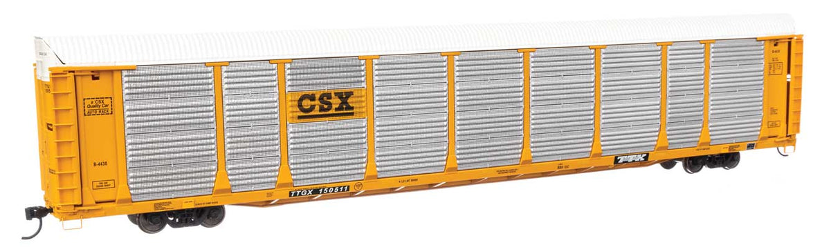89' Thrall Bi-Level Auto Carrier - Ready To Run -- CSX TTGX #150511