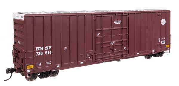 WalthersProto HO 50' Gunderson Hi-Cube Paper Service Boxcar - Ready to Run -- BNSF Railway #726514