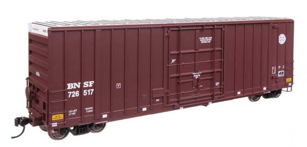 WalthersProto HO 50' Gunderson Hi-Cube Paper Service Boxcar - Ready to Run -- BNSF Railway #726517