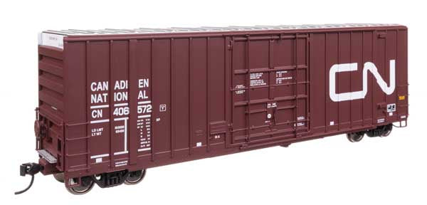 WalthersProto HO 50' Gunderson Hi-Cube Paper Service Boxcar - Ready to Run -- Canadian National #406572